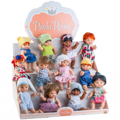 Куклы-пупсы виниловые 21 см 12 шт. в дисплее Paola Reina 719