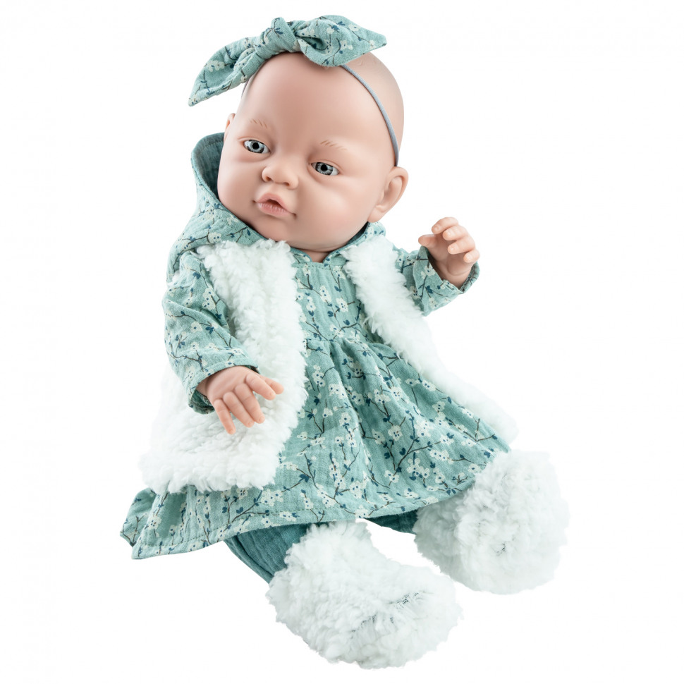 Кукла Бэби в зеленом, 45 см Paola Reina