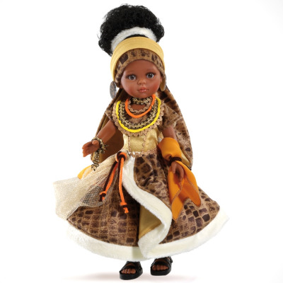Кукла Нора Африка виниловая 32 см Paola Reina 04555